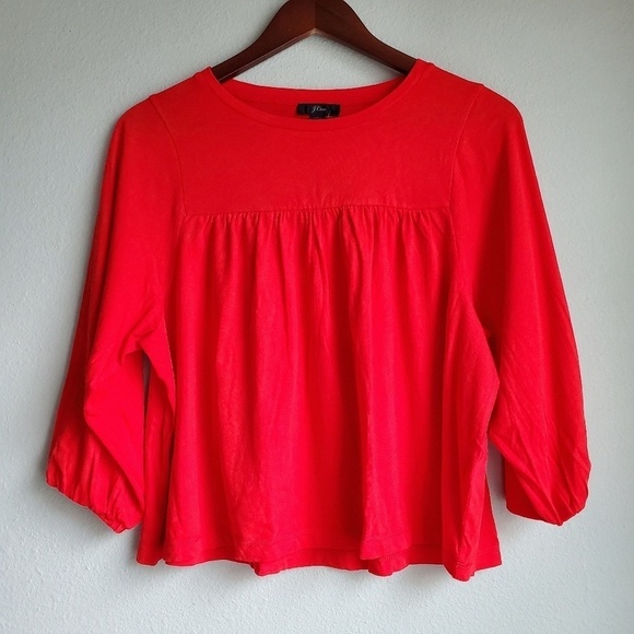 J. Crew Drapey Popover Top size XXS NWT - Picture 3 of 6
